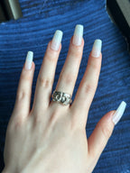Thalia & Melpomene Theater Mask Ring