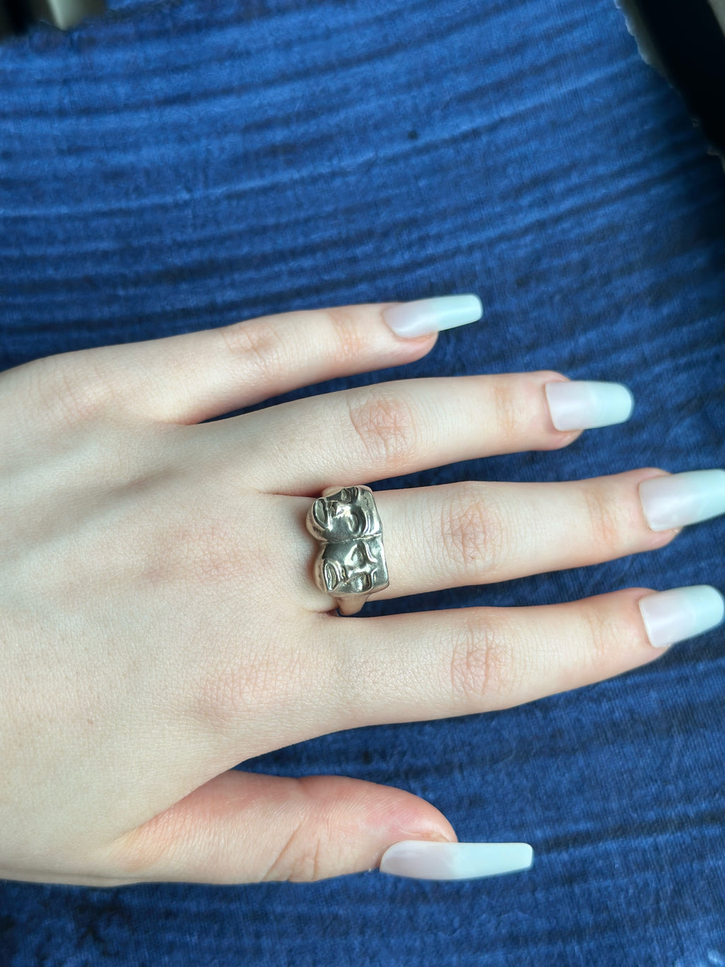 Thalia & Melpomene Theater Mask Ring