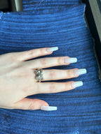 Thalia & Melpomene Theater Mask Ring